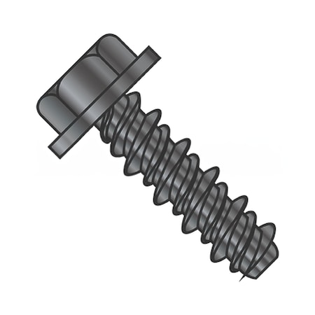 Usa Industrials Self-Drilling Screw, #10-16 x 1/2 in, Black Oxide Steel Flange Hex Head External Hex Drive BULK-SCRW-13007